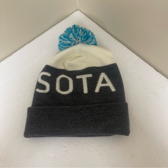 Minnesota “Sota” Multi Color Pom Pom Beanie - Picture 3 of 4